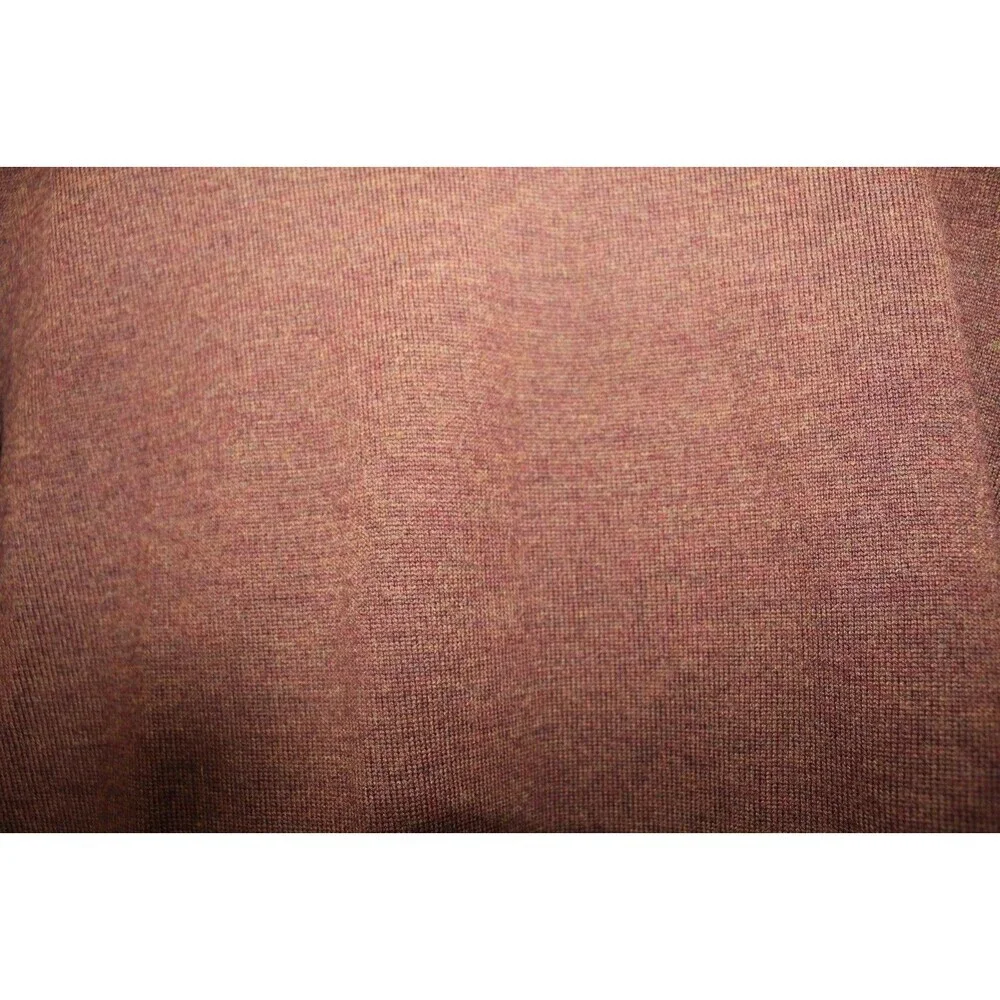 Turnberry Extra Fine Merino Wool Brown V neck Sweater Men's Medium